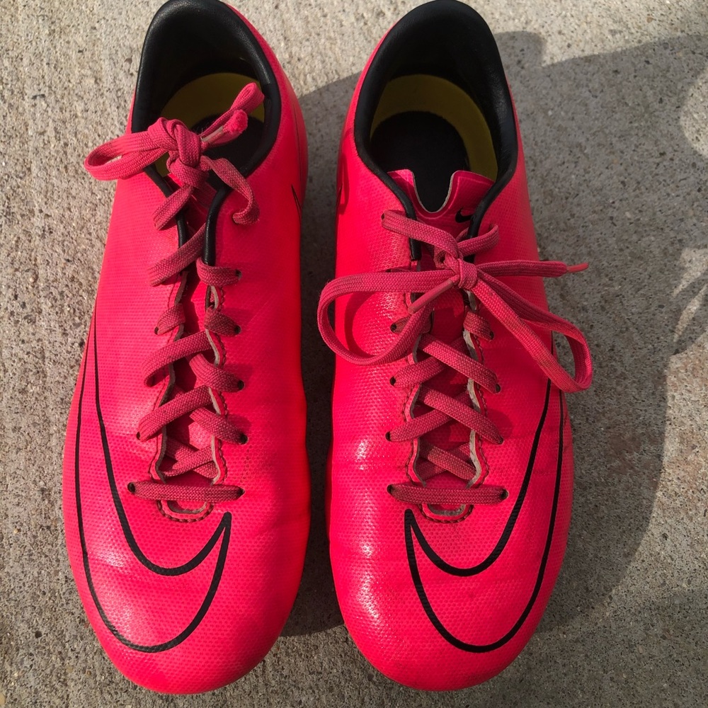 Pink Mercurial Nike Soccer Cleats